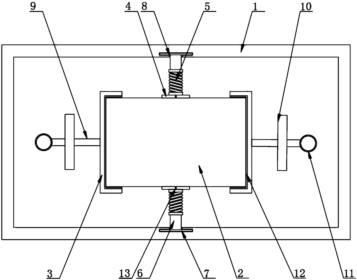 Limit device for electric furnace transformer body