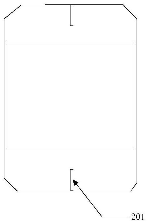 Cylindrical mirror and coded disc glass bonding device and method based on non-coplanar marking lines