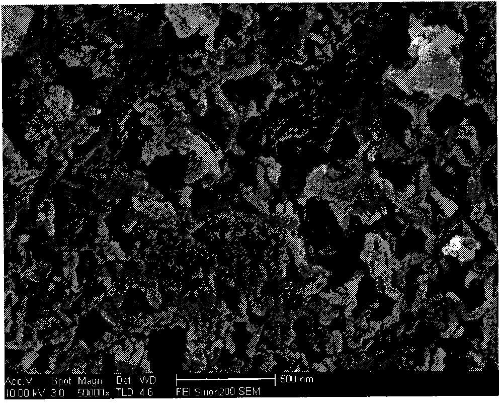 Preparation method of hafnium oxide powder with nano-porous structure