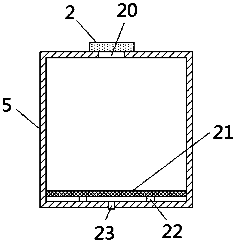 Agriculture overhead ventilation damping distribution box