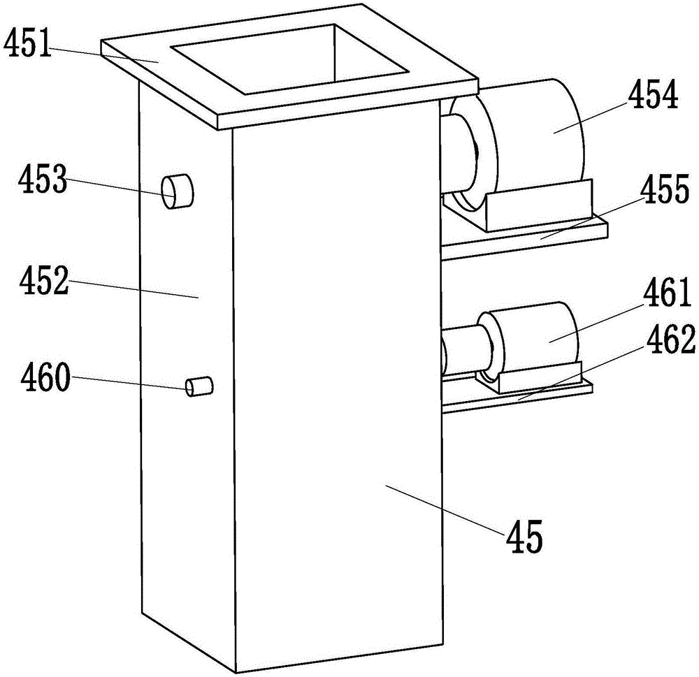 Glue material smashing machine