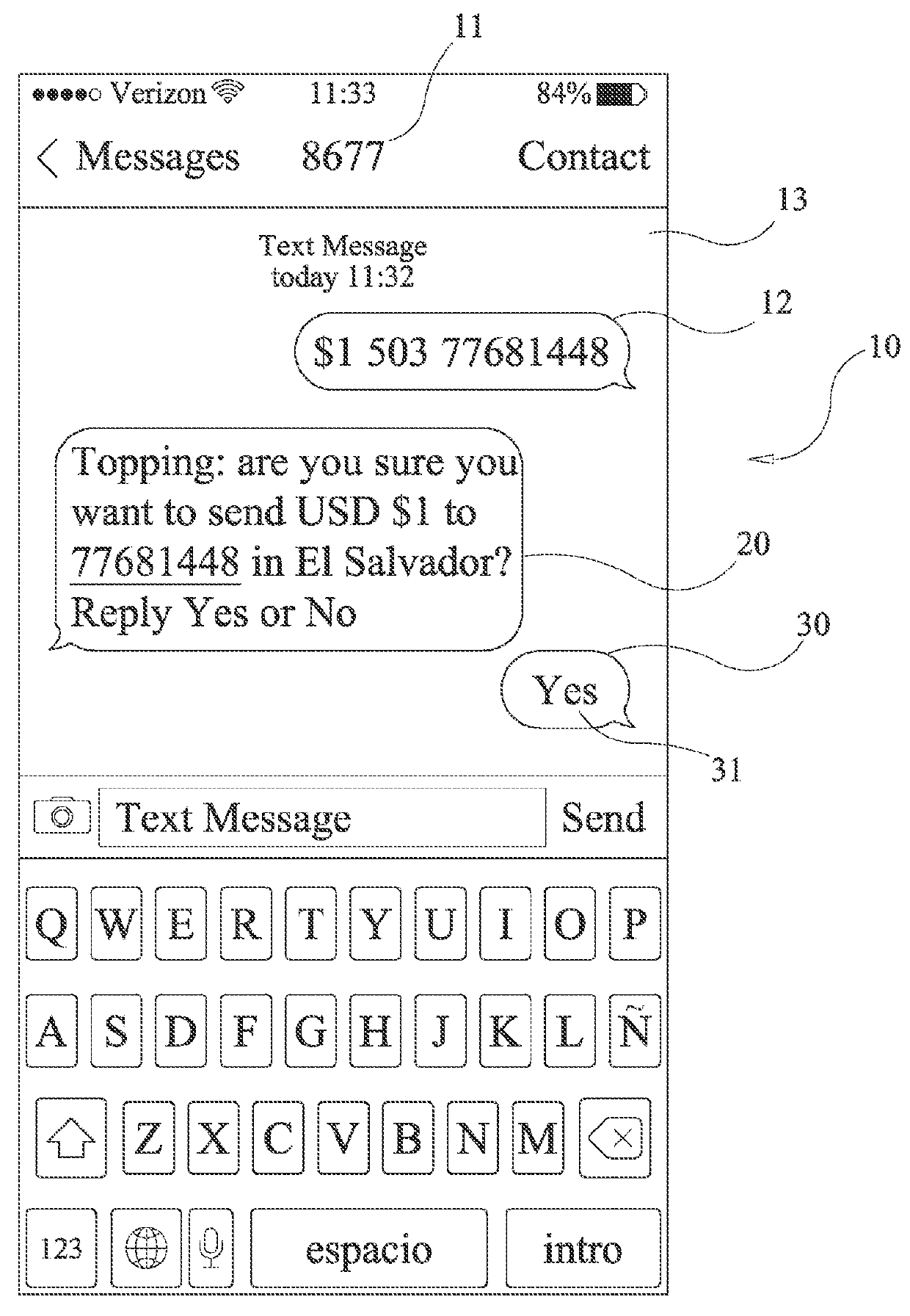 Method for financing purchases for others using a sender's charge account