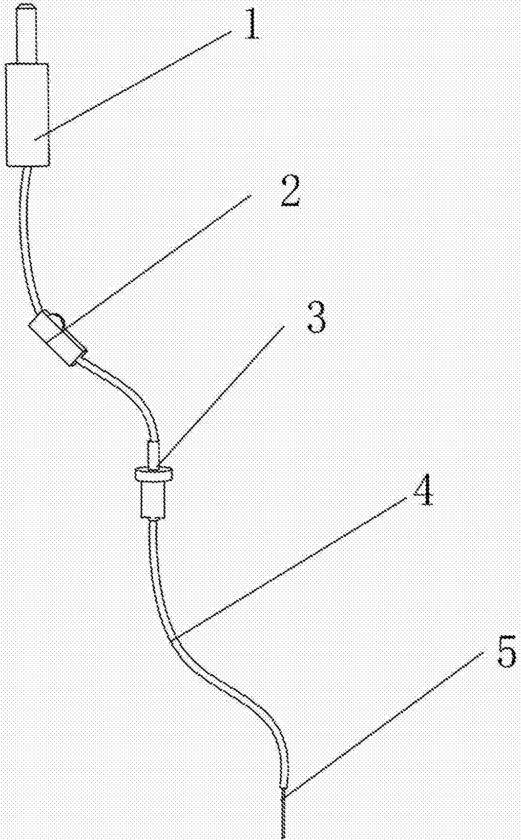 Infusion tube capable of preventing reverse flow of blood