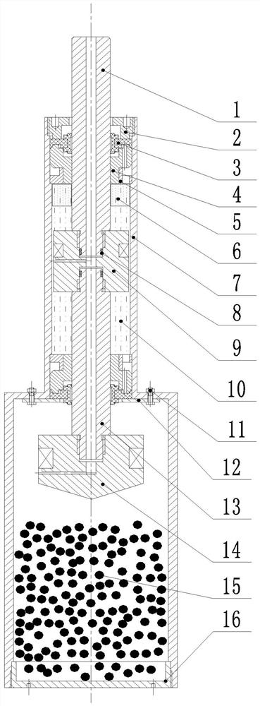 Integrated device for vibration reduction and buffering