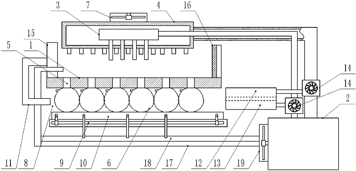 Processing device for plank