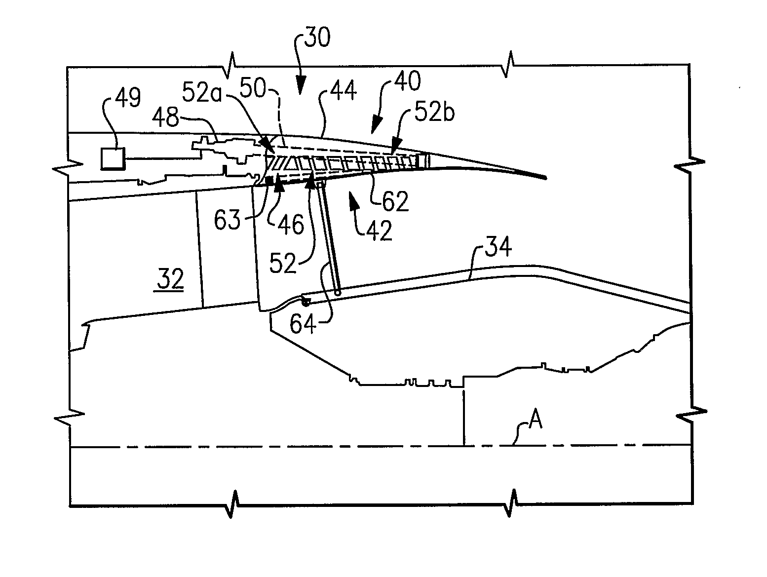 Dual function cascade integrated variable area fan nozzle and thrust reverser