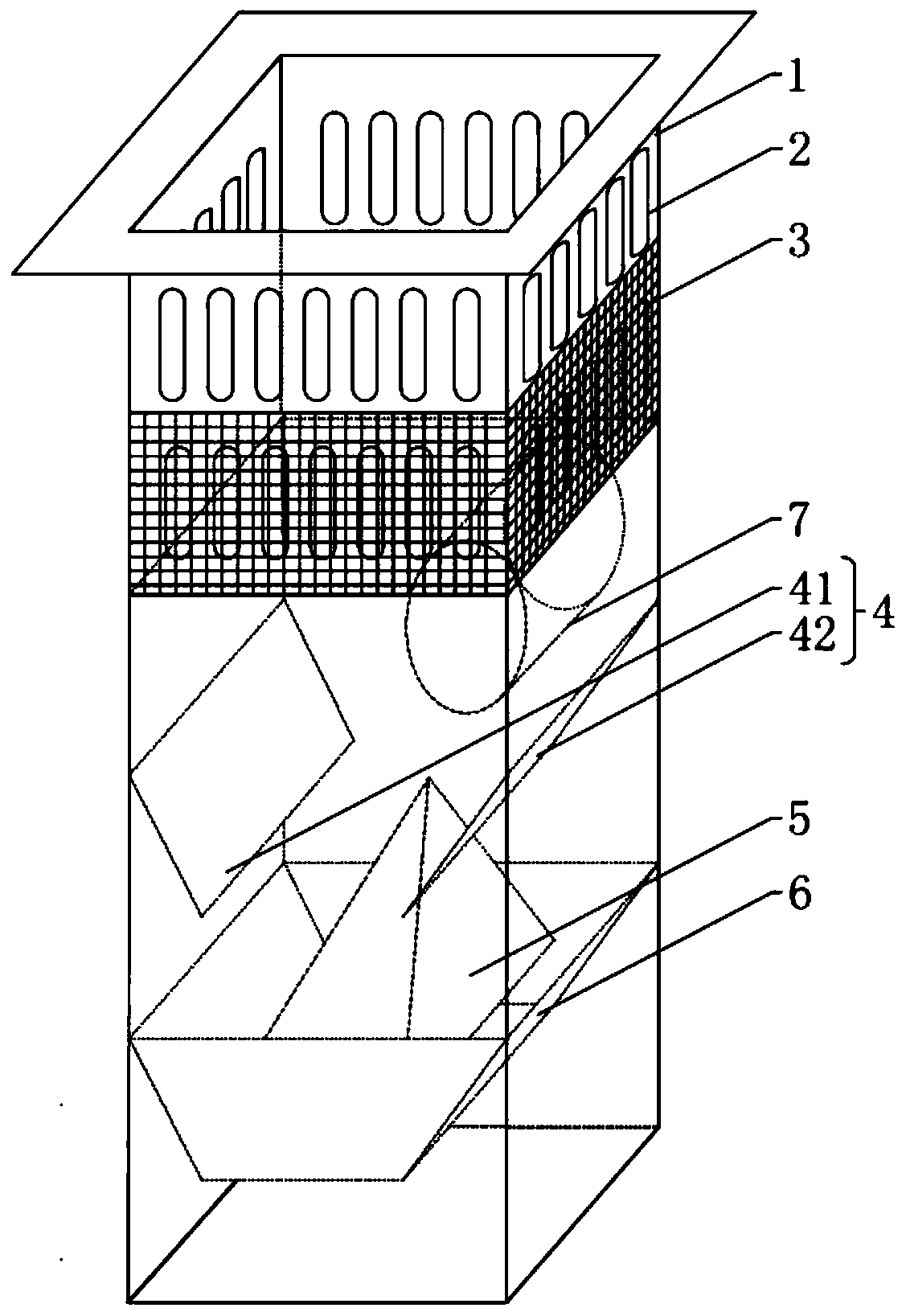 Efficient sewage interception device and efficient sewage interception operation method for urban road gutter inlets