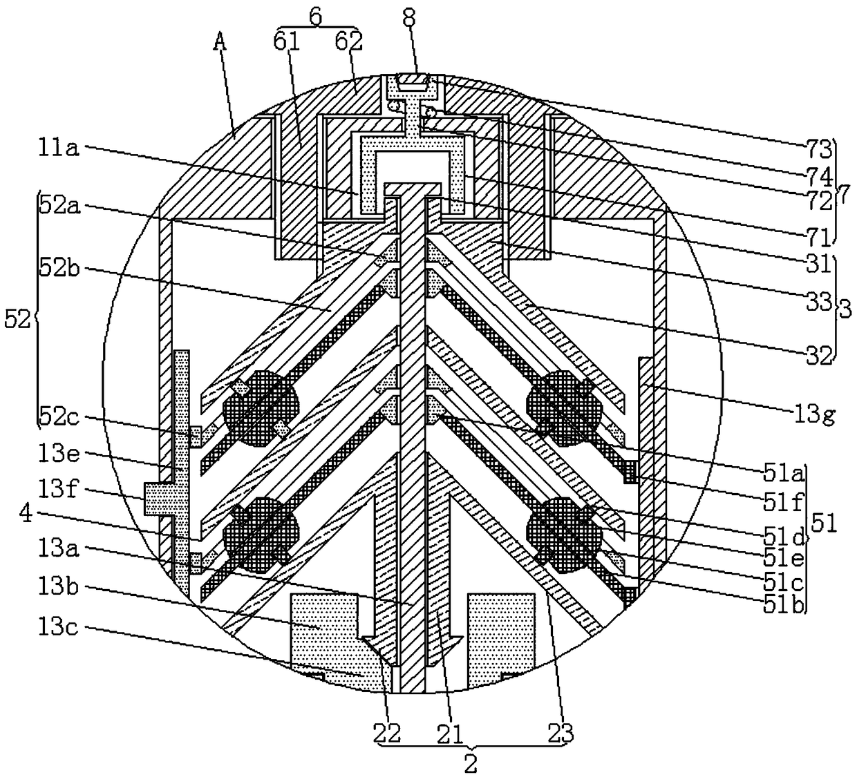 Method for processing side surface of bone nail for orthopedics department