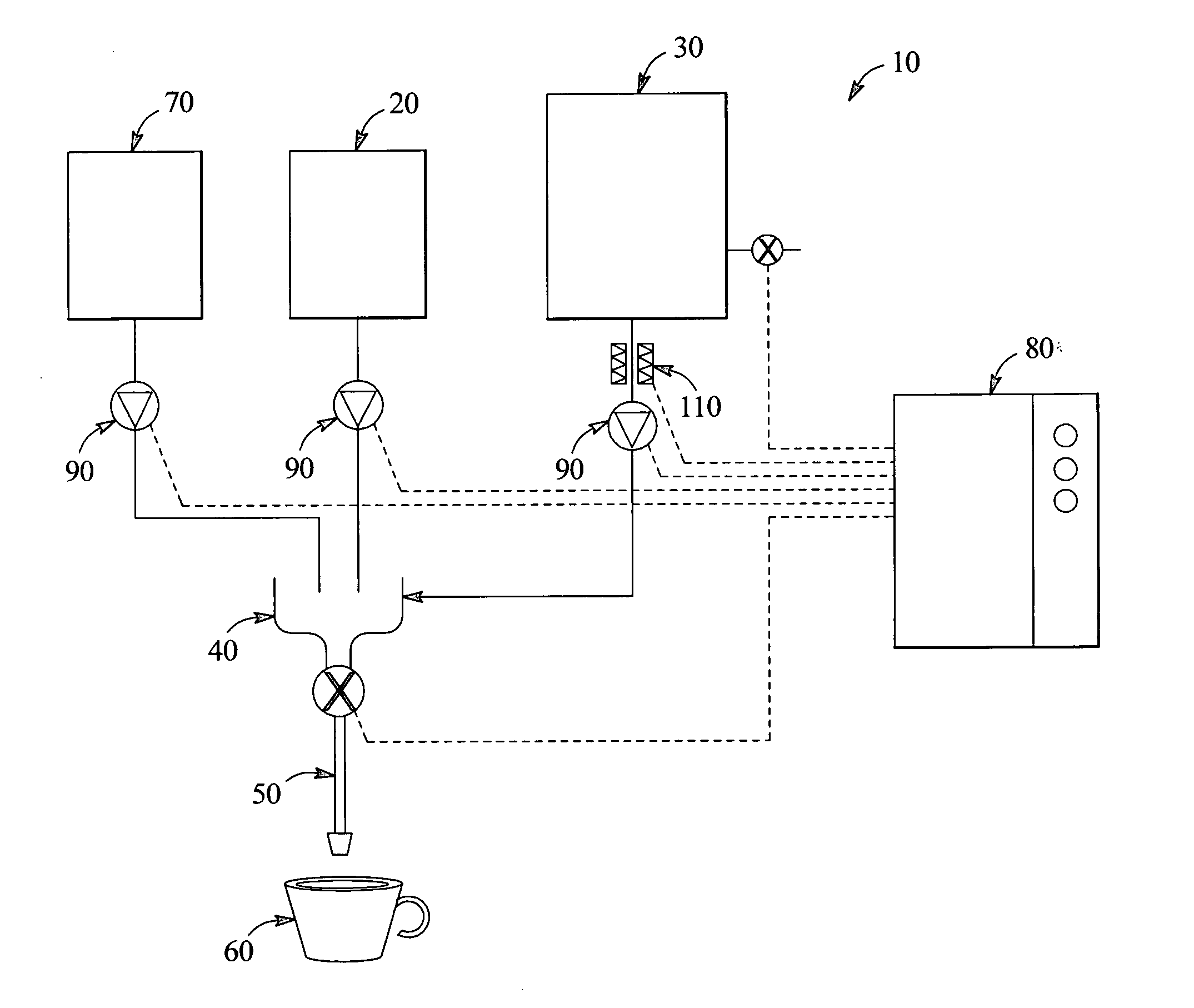 Methods and systems for delivering foamed beverages from liquid concentrates