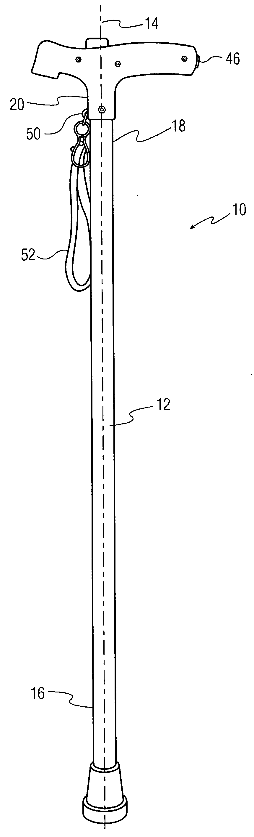 Walking cane with mechanical and magnetic pick-up devices and illumination source