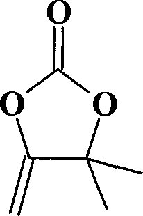 Method for synthesizing alpha - olefinic bond functional cyclic carbonate from alpha ¿C alkynyl tertiary carbon alcohol and carbon dioxide