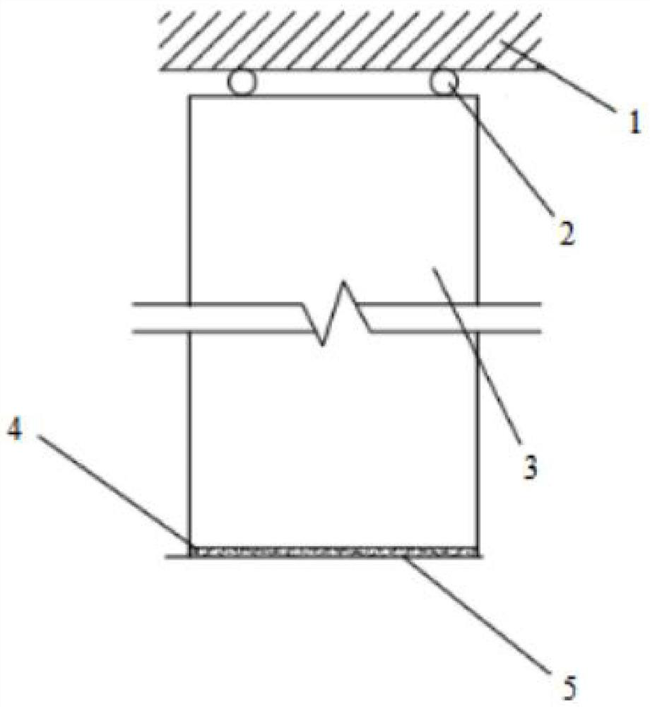 Light partition board mounting structure and mounting method