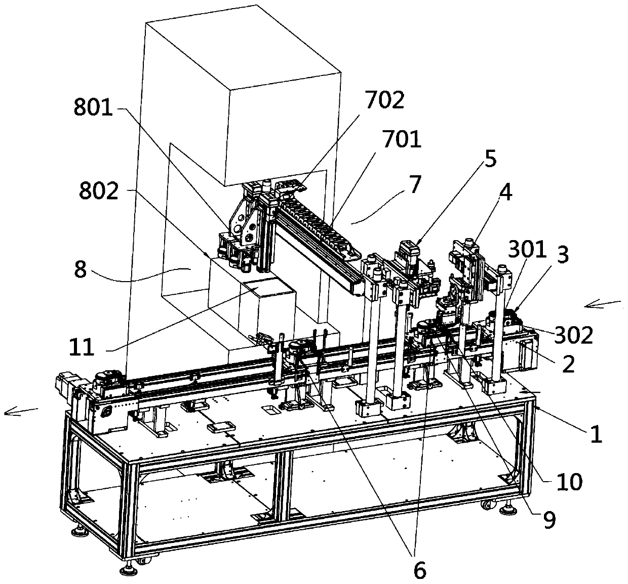 Automobile electronic hand brake assembling and welding device