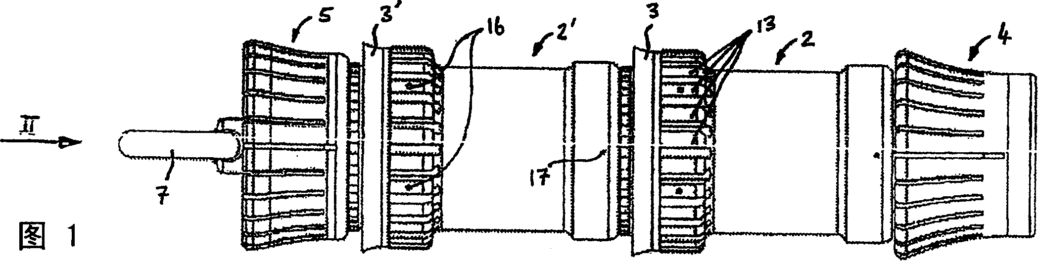 Snake for installing a cable in a conduit