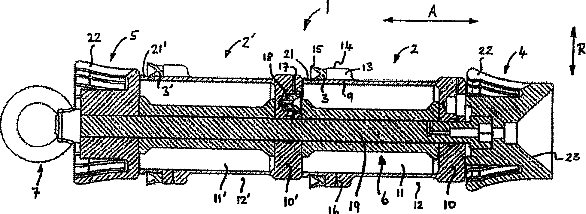 Snake for installing a cable in a conduit