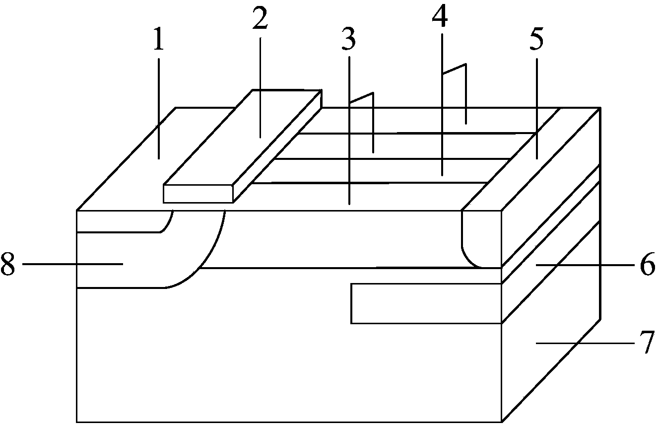 Super junction lateral double diffusion metal oxide semiconductor field effect transistor and manufacturing method thereof