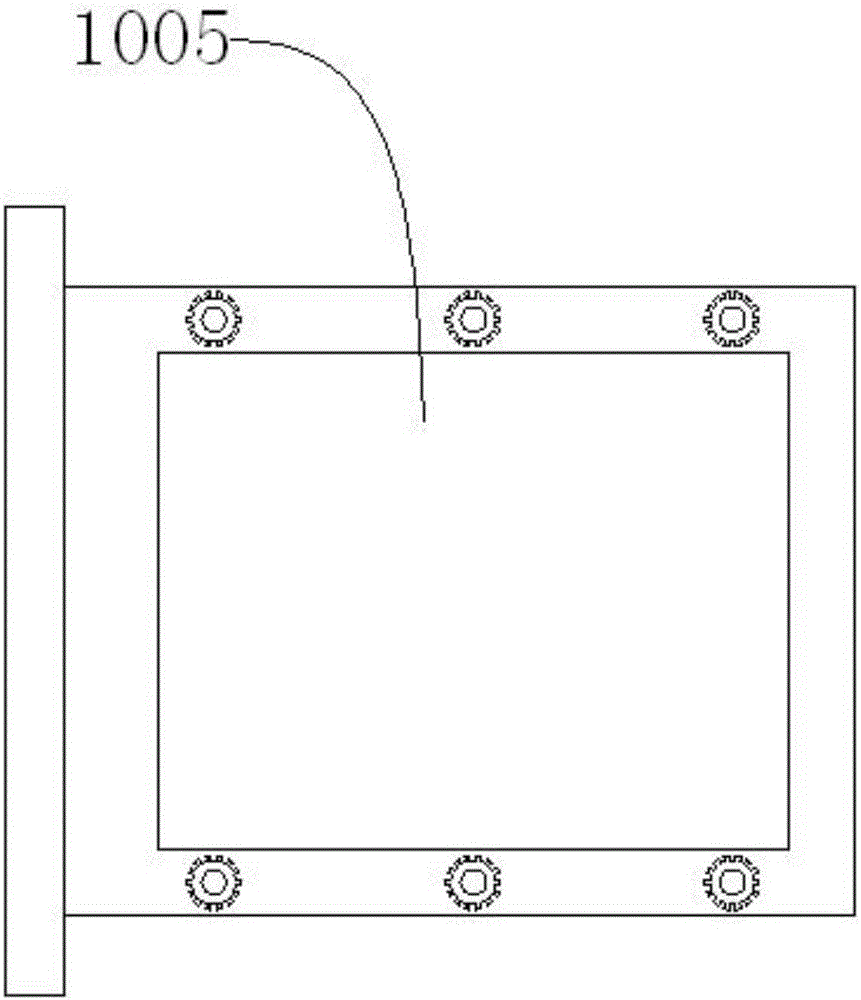 Rotary printed circuit board (PCB) surface automatic processing apparatus