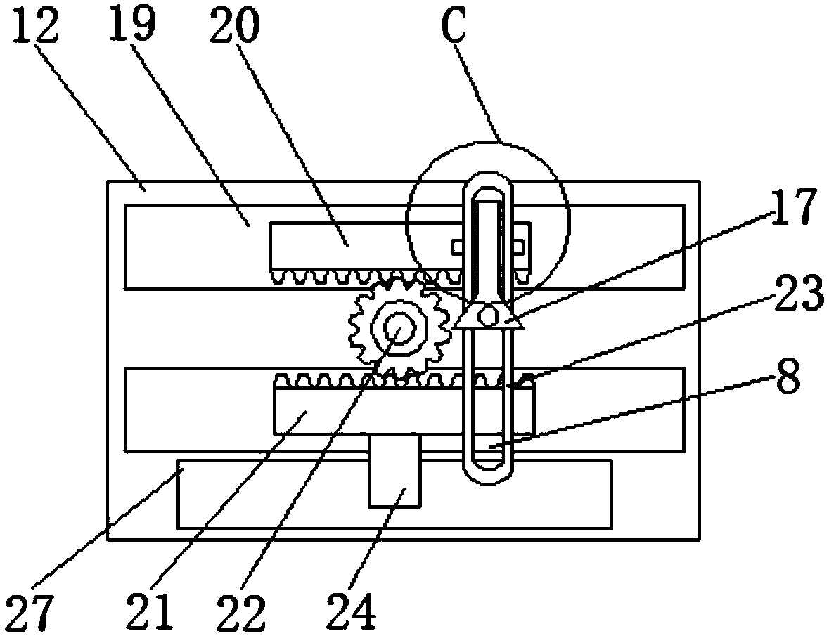 Cooling device for metal casting and cooling method based on device