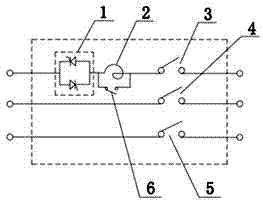 Alternating-current deicing device for distribution line