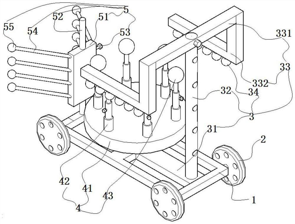 Road and bridge survey device for civil engineering and using method thereof