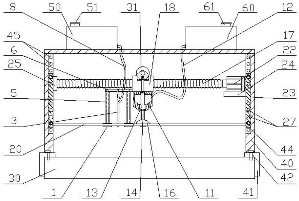 A kind of auxiliary device for cleaning and applying medicine for obstetrics and gynecology