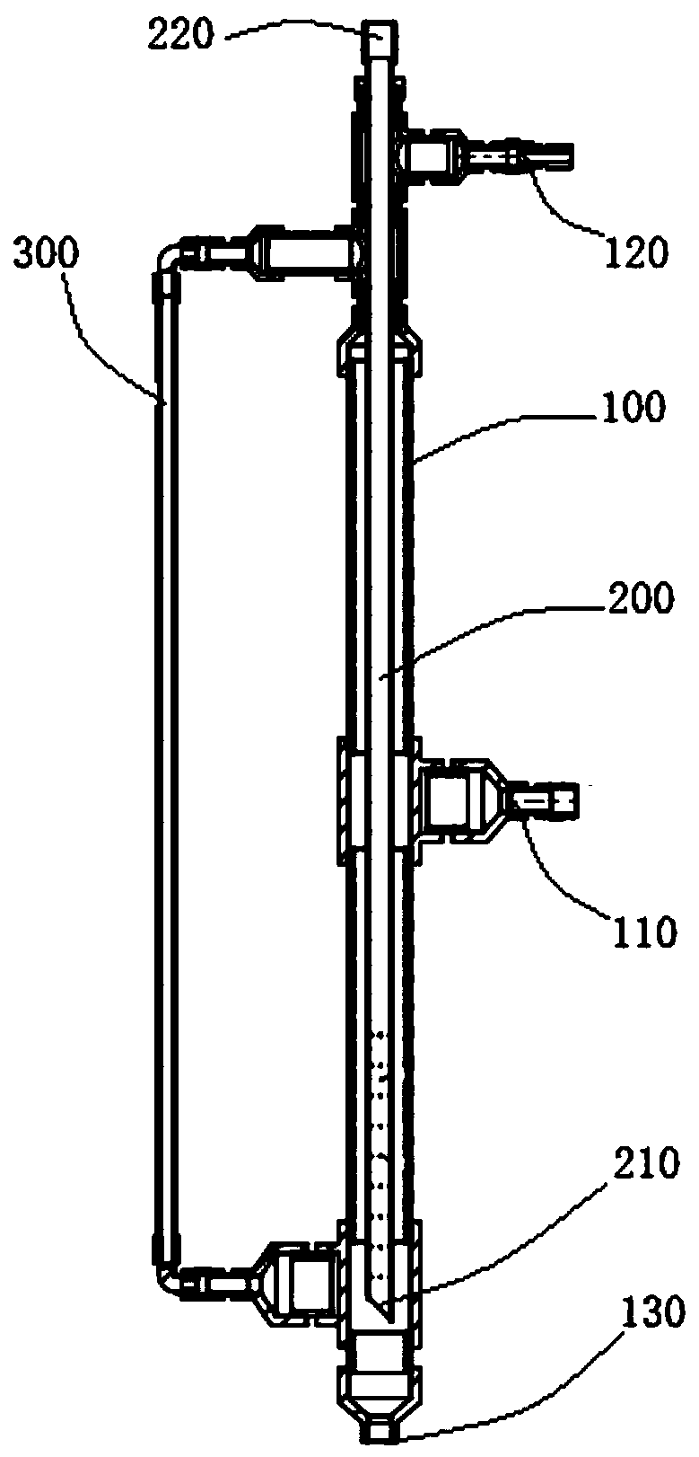 Gas-liquid separation device