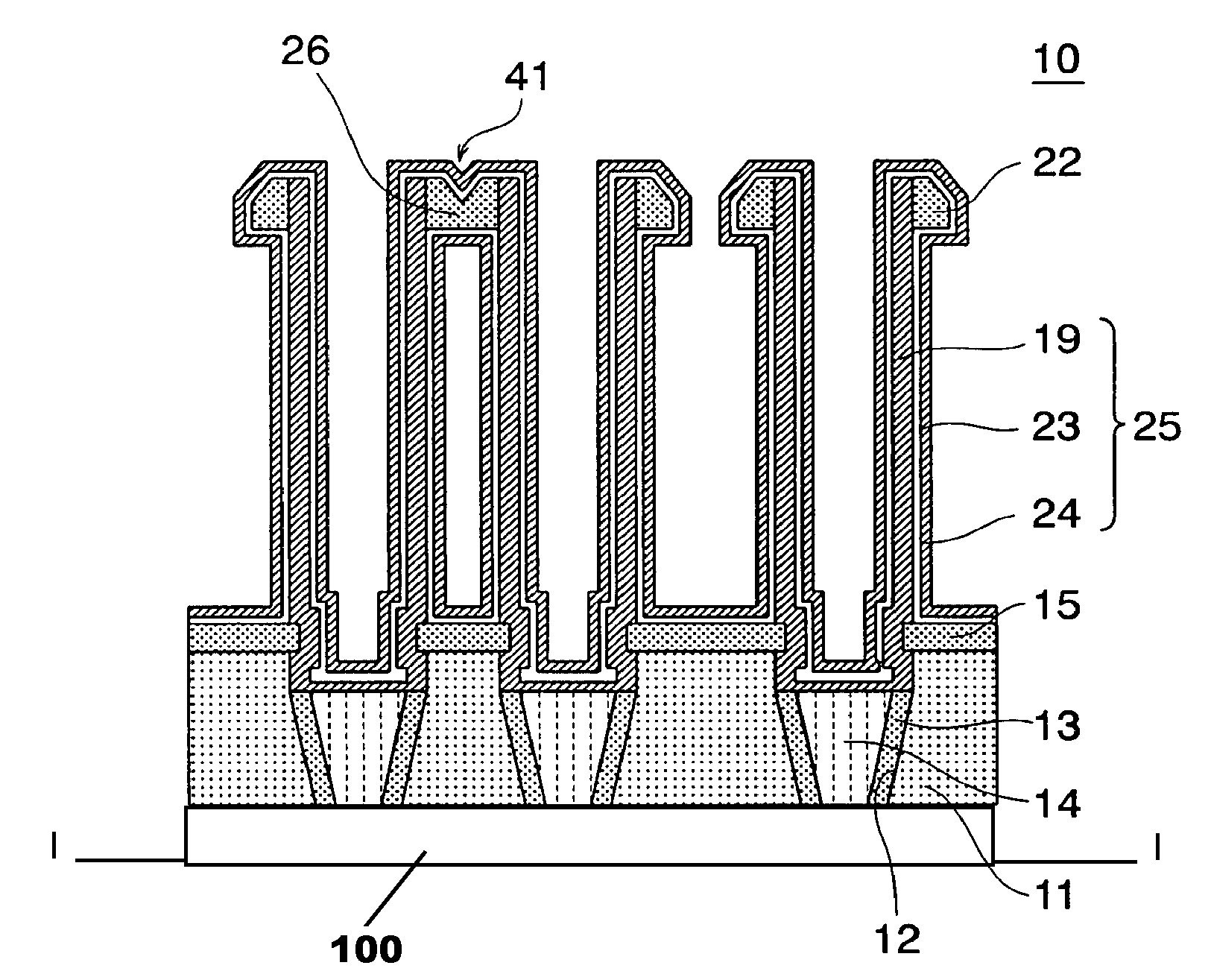 Method for manufacturing a semiconductor device including a crown-type capacitor