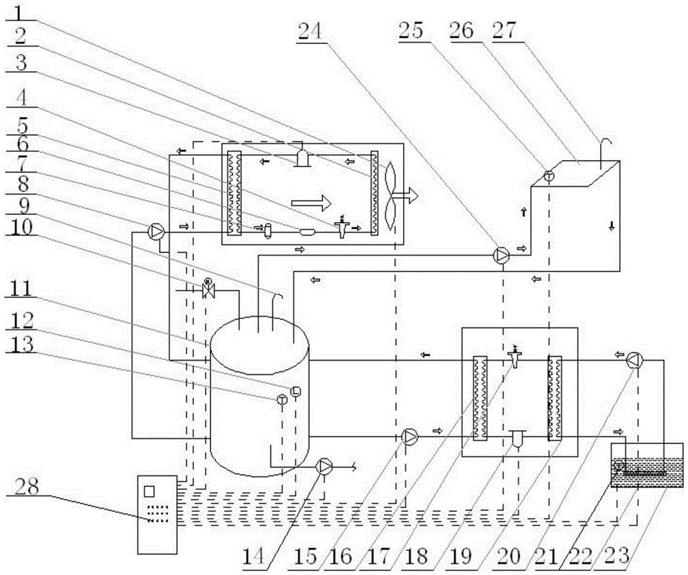 A solar heat pump cycle energy-saving hot water unit