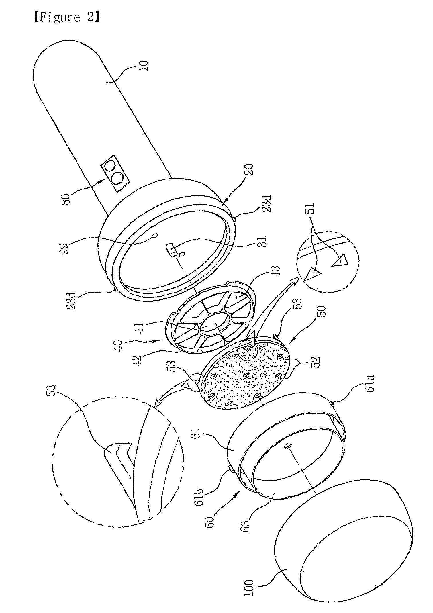 Rechargeable type callus removal instrument