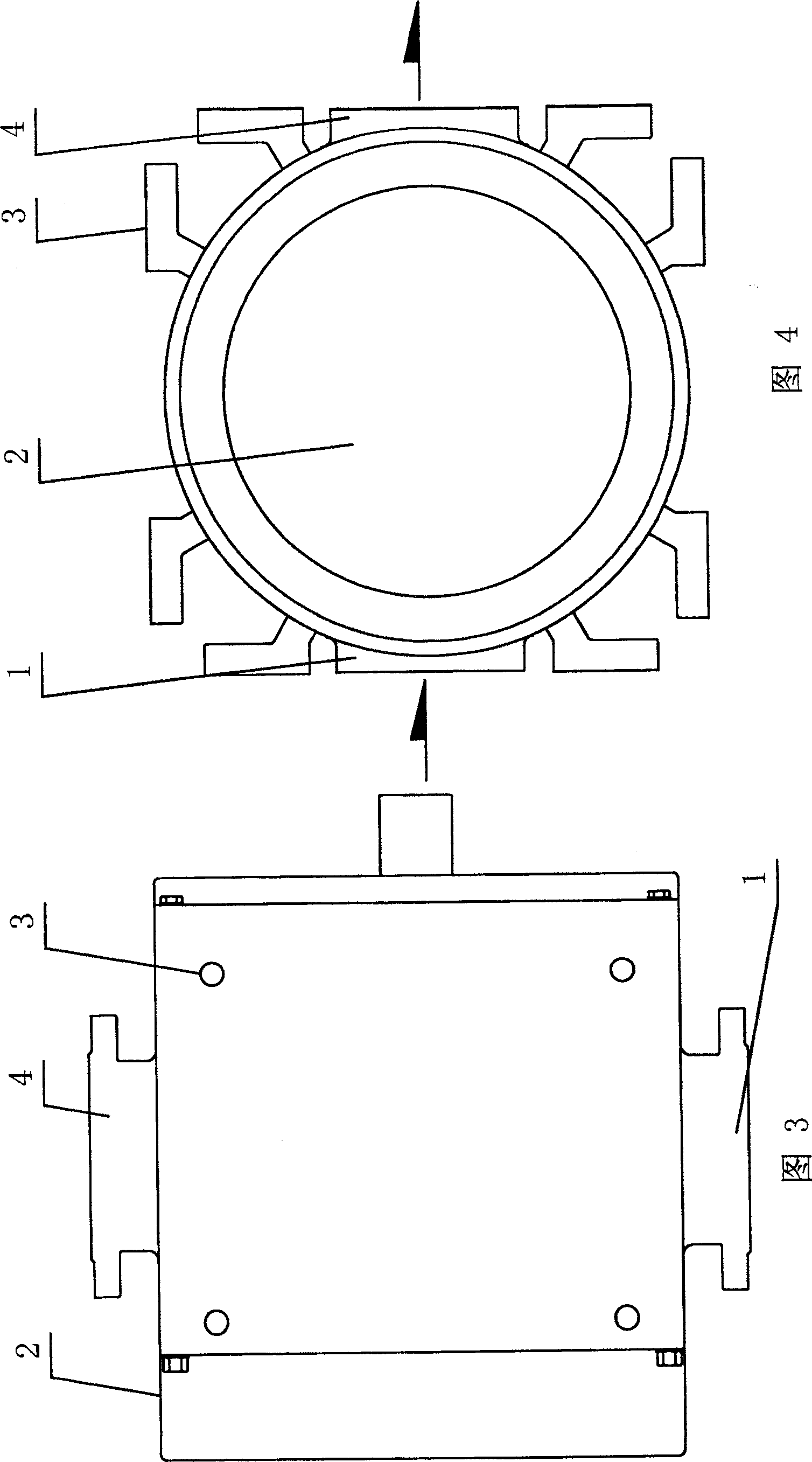 External loop type rotary piston pump