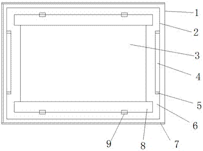 Graph paper display device