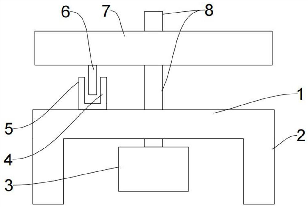 Centripetal force experimental device