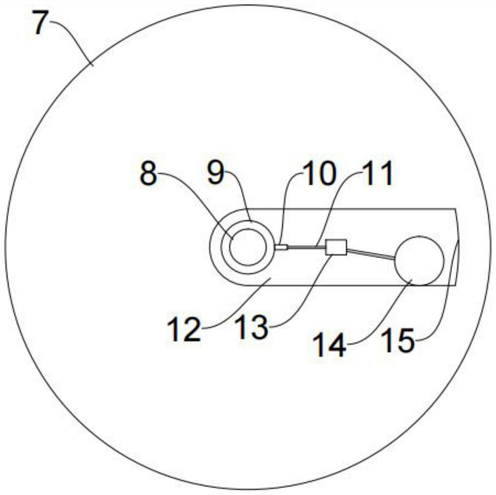 Centripetal force experimental device