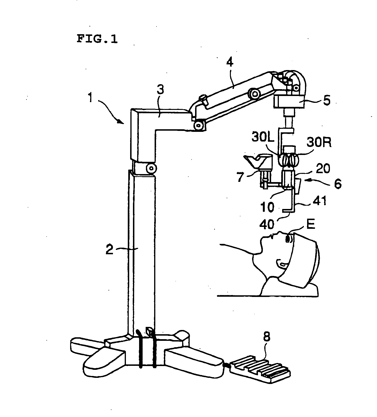 Operation microscope and observation prism