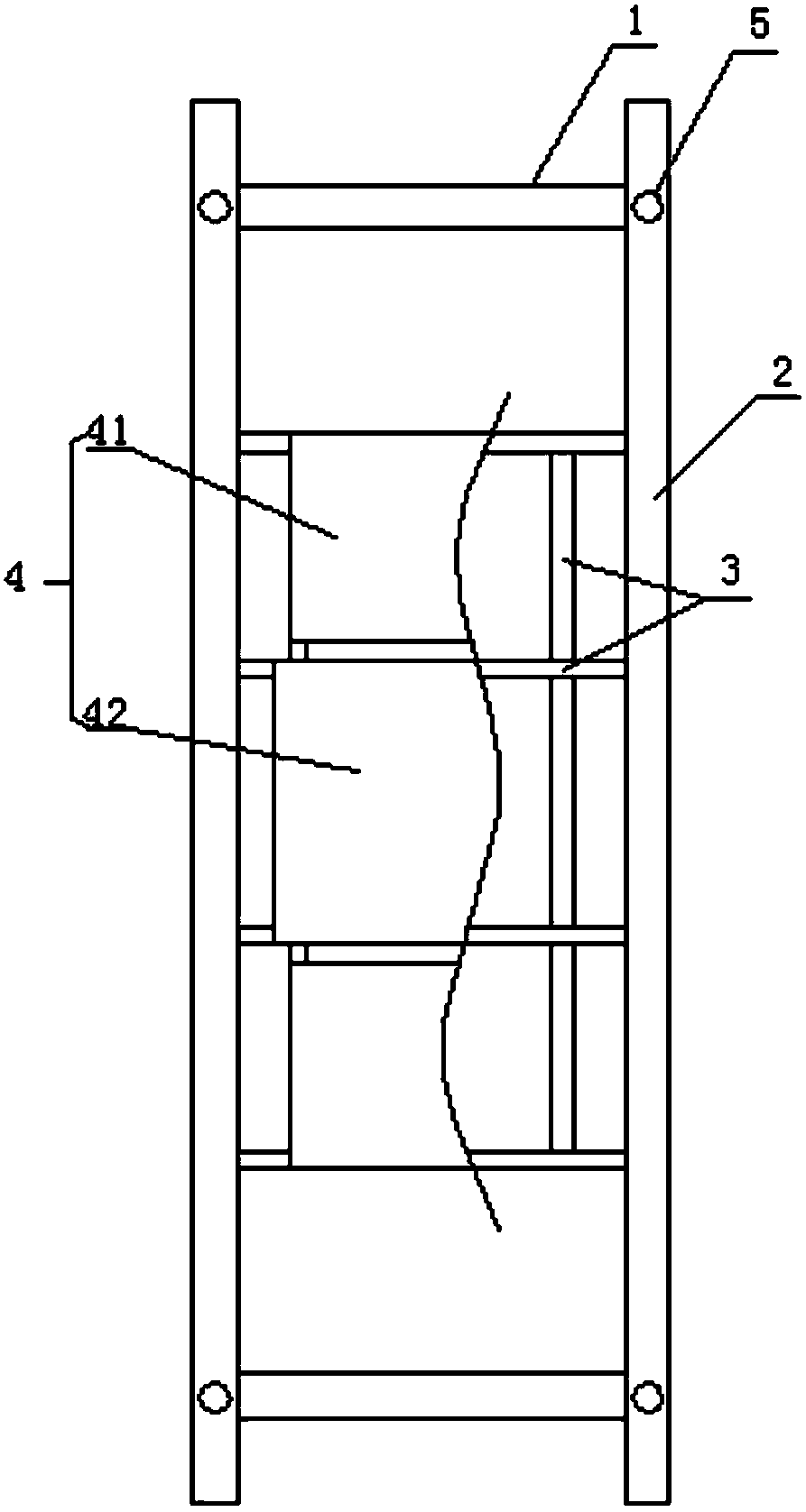 A modular matrix three-dimensional garage