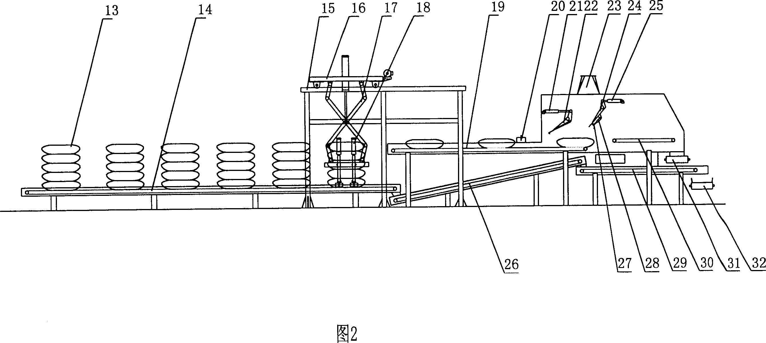 A tobacco stalk pretreatment equipment