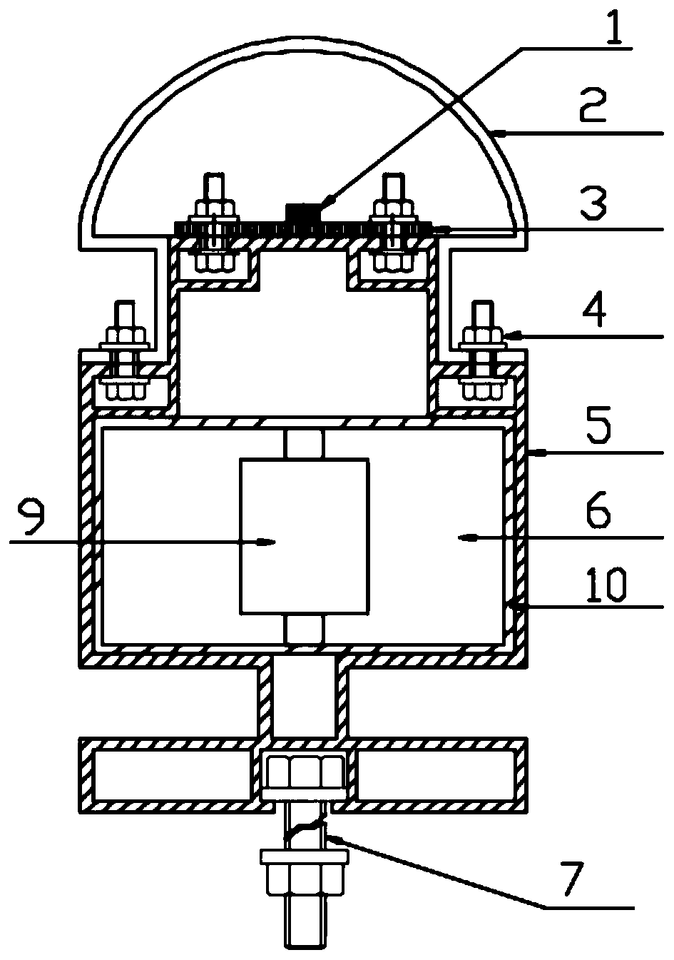 LED strip ceiling structure and mounting method thereof