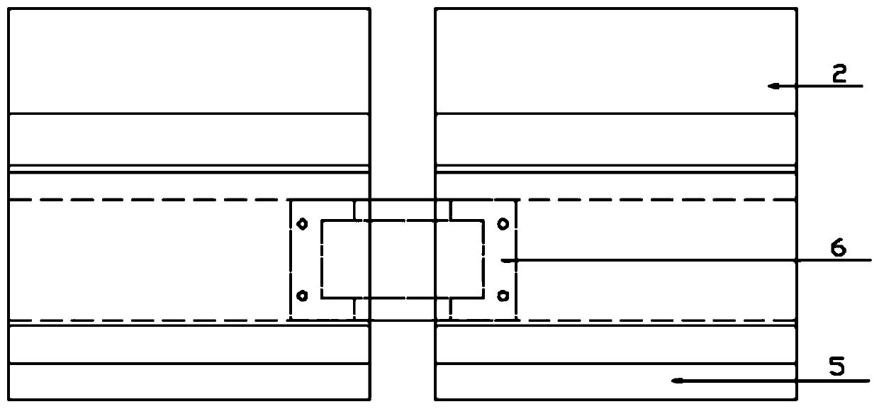 LED strip ceiling structure and mounting method thereof