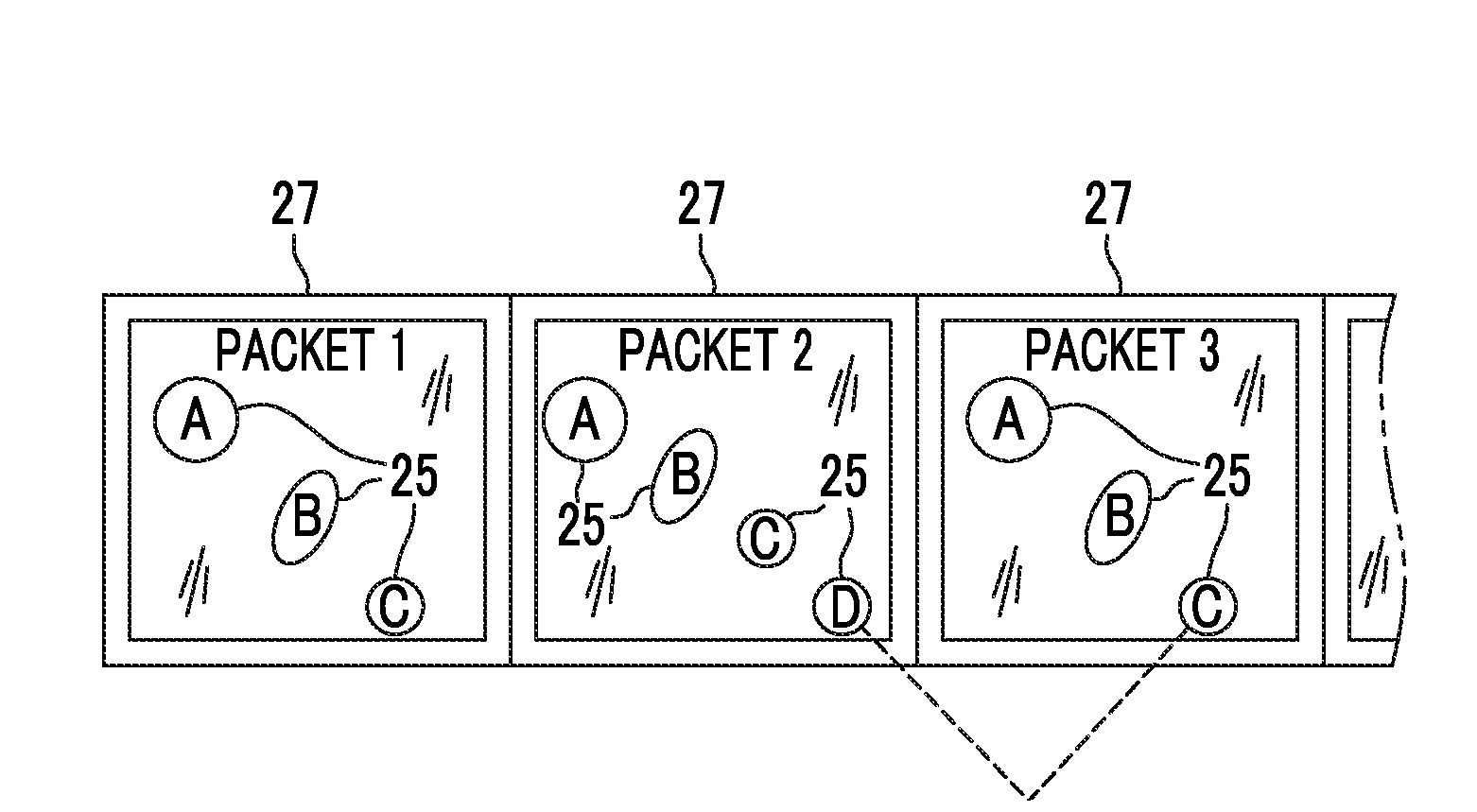 Packeted drug inspection device and method