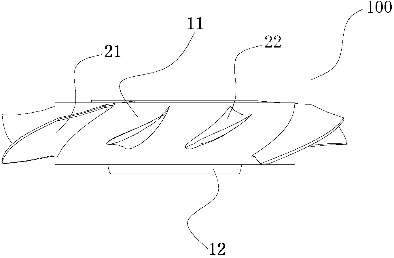 Axial flow wind wheel and air conditioner with same