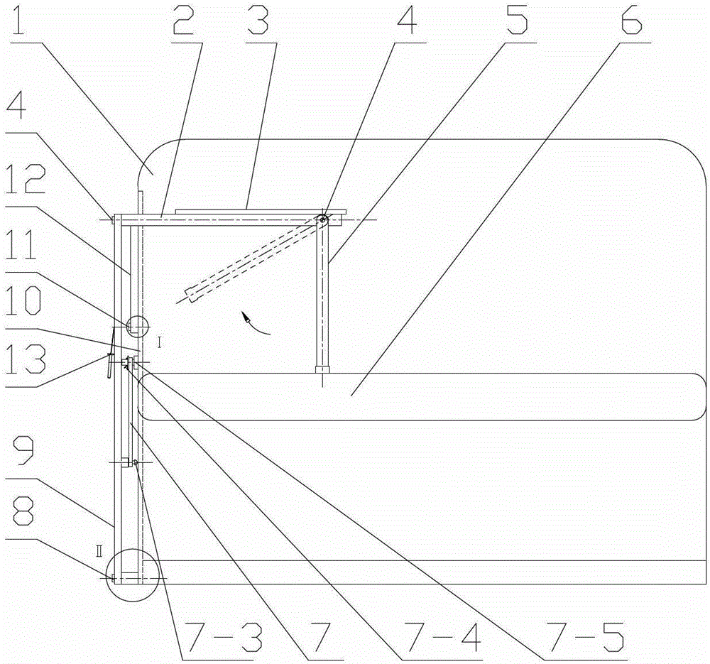 Convection heat-radiation foldable notebook computer desk