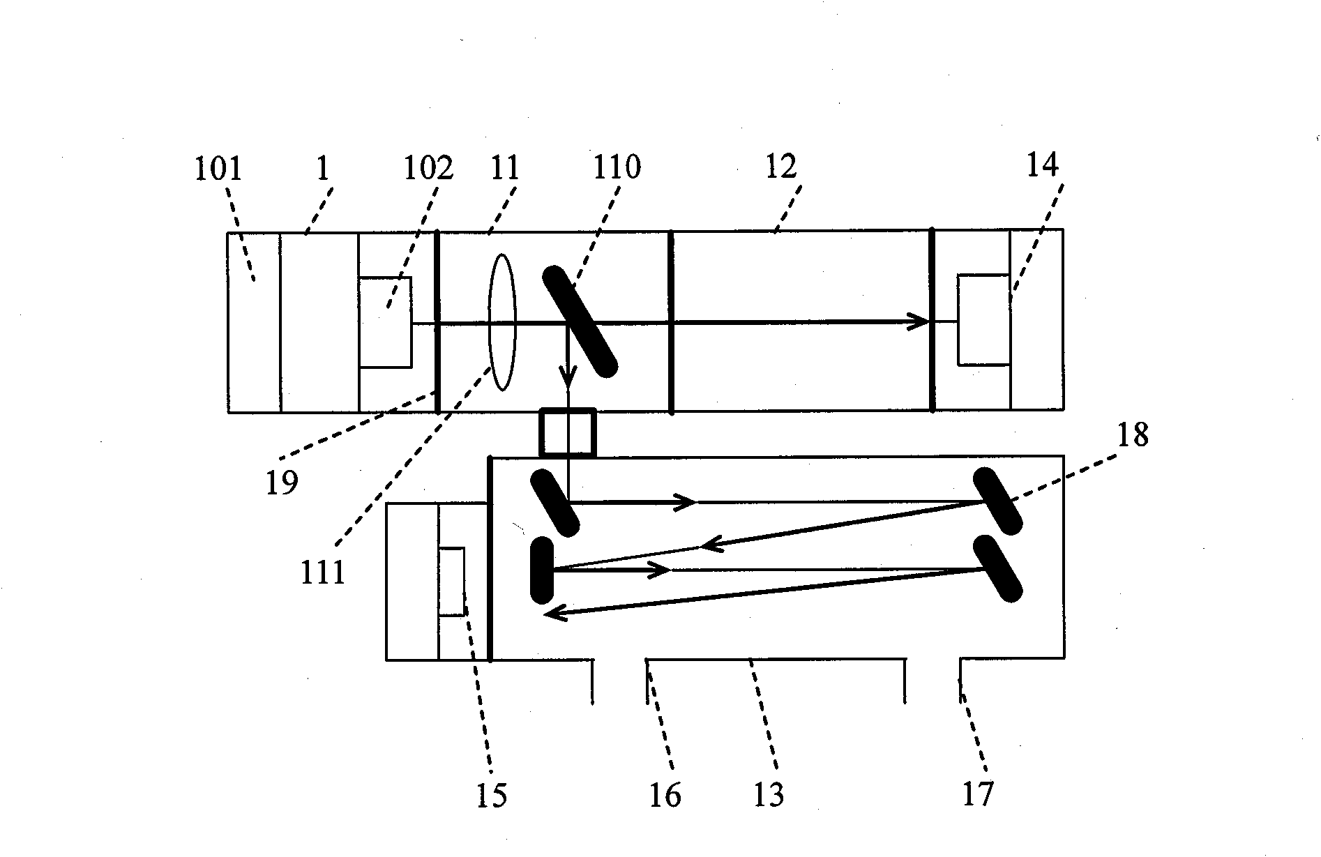 Laser gas analyzer and its calibration method