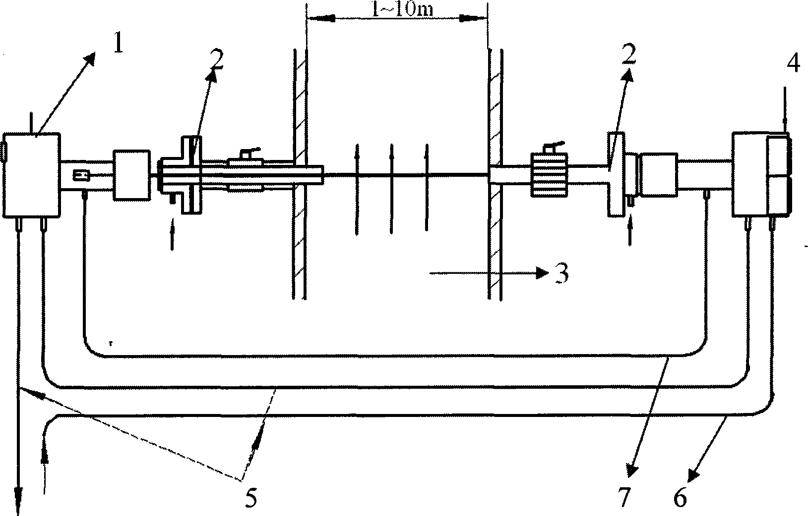 Laser gas analyzer and its calibration method