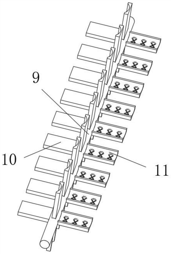 Heat dissipation device applied to numerical control laser cutting