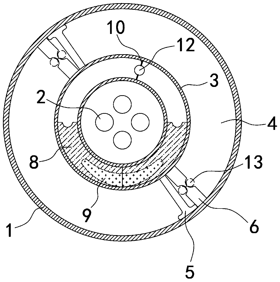 Self-cleaning heat dissipation type LED lamp