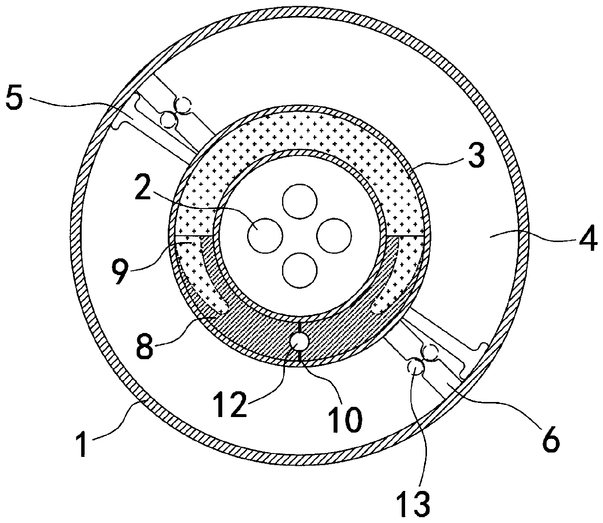 Self-cleaning heat dissipation type LED lamp