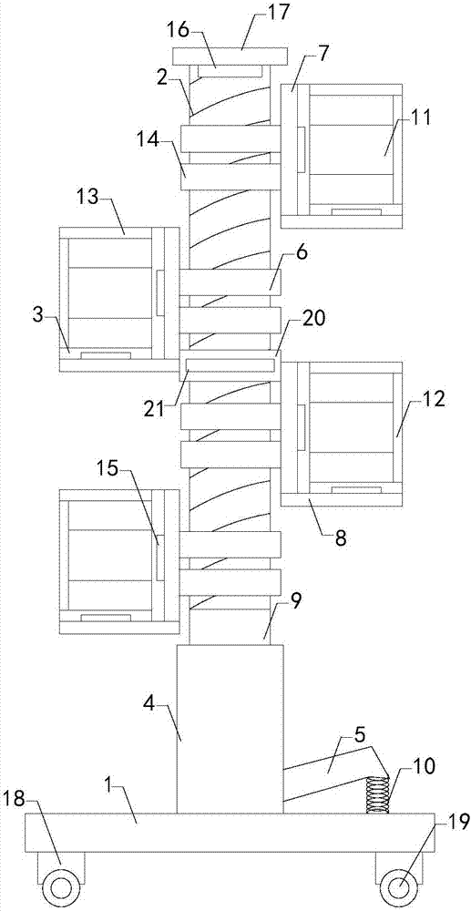 LED backlight glue frame assembly assisting device