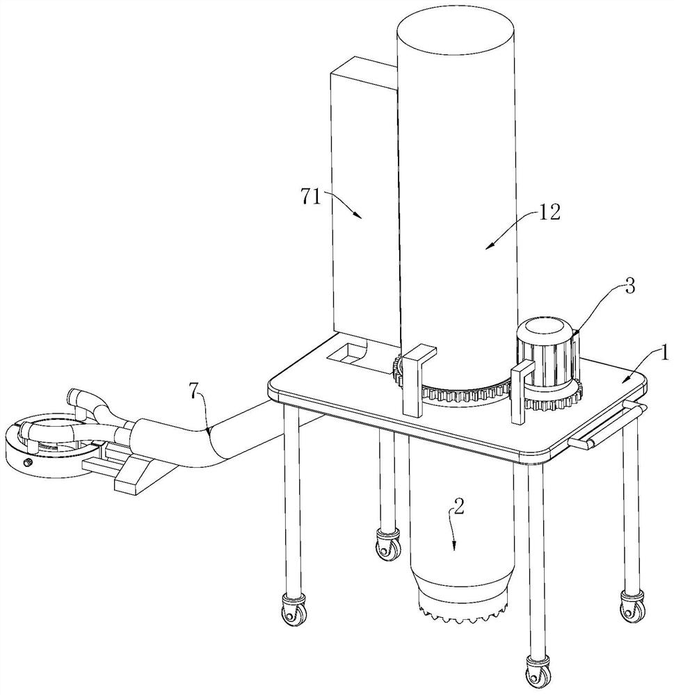 Drilling equipment for forestry planting