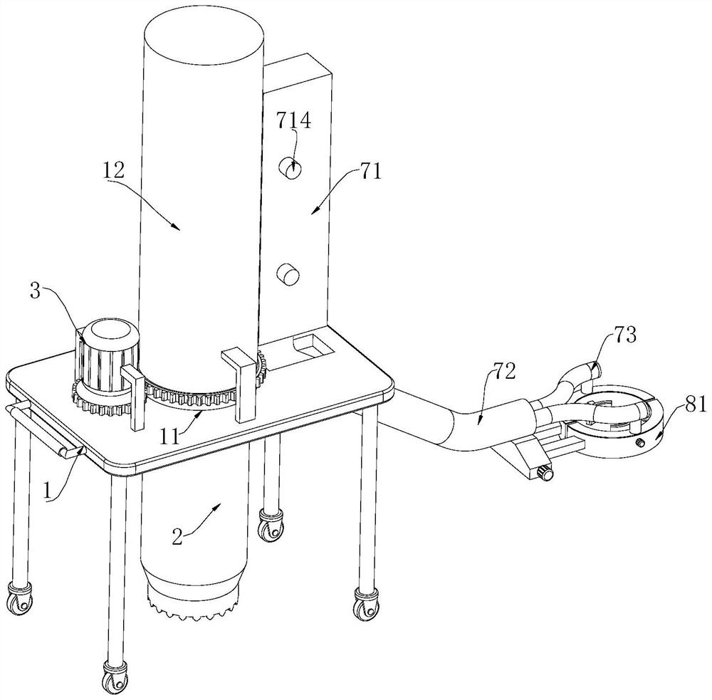 Drilling equipment for forestry planting