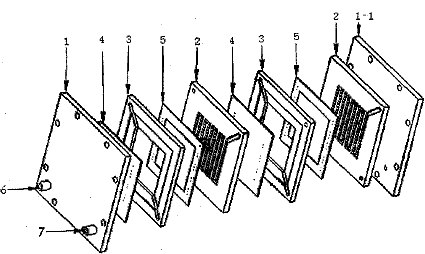 Non-film type direct borohydride fuel cell pack